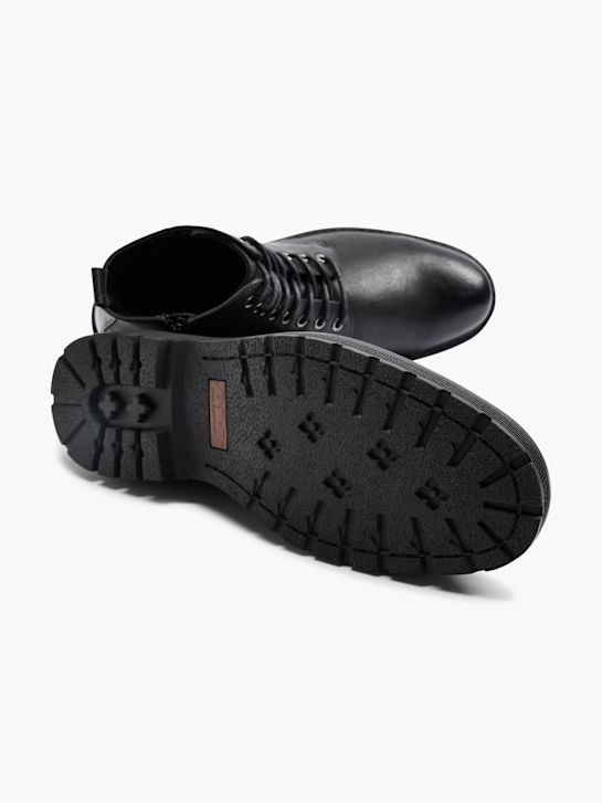 AM SHOE Bota con cordones Negro 18773 3
