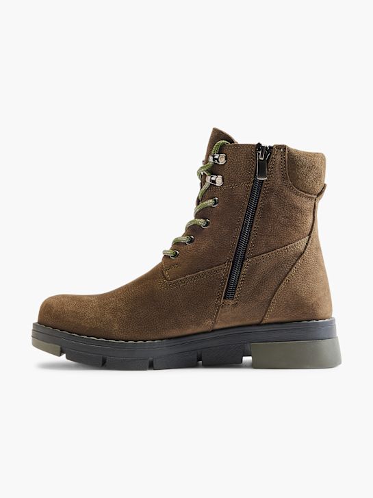 5th Avenue Botki sznurowane Khaki 4379 2