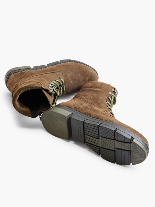5th Avenue Botki sznurowane Khaki 4379 3