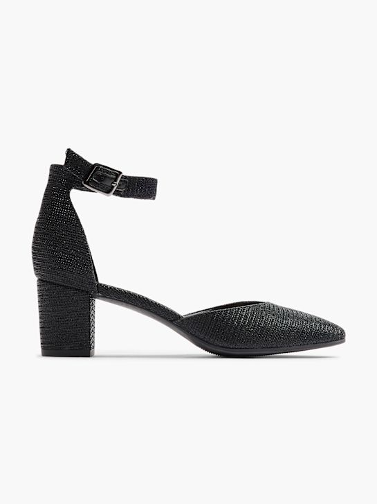 Graceland Sapato de salto com fivela Preto 21028 1
