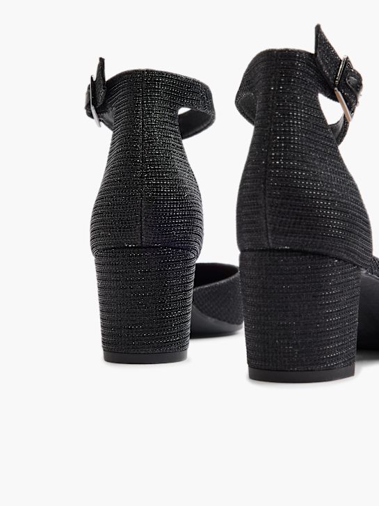 Graceland Tacones con hebilla Negro 21028 4