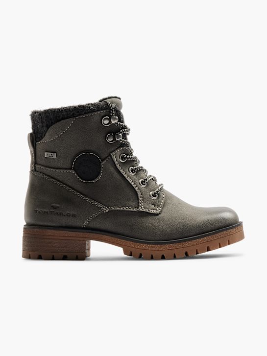TOM TAILOR Bottes à lacets Gris 7147 1