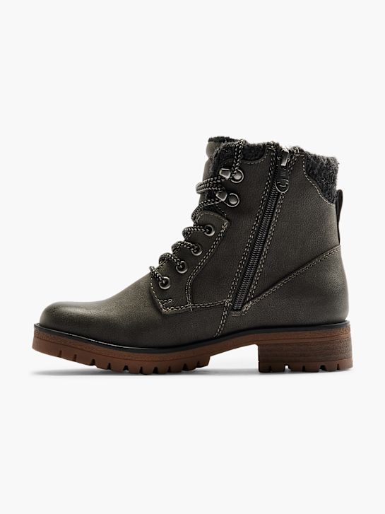 TOM TAILOR Bottes à lacets Gris 7147 2