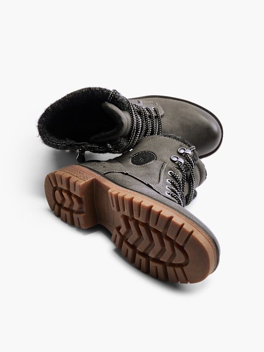TOM TAILOR Bottes à lacets Gris 7147 3