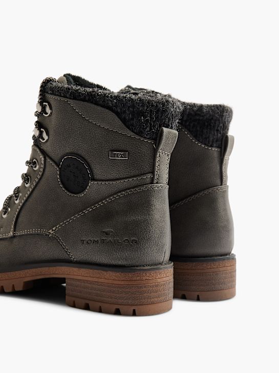 TOM TAILOR Bottes à lacets Gris 7147 4