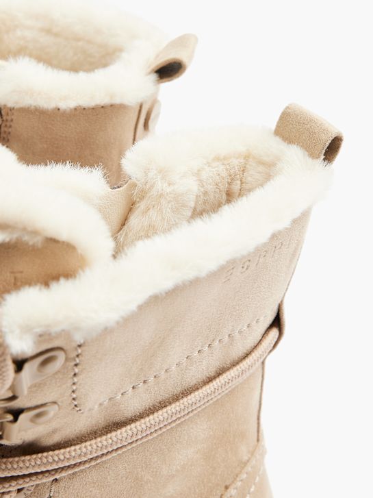 ESPRIT Šnurovacia obuv Béžová DEICHMANN