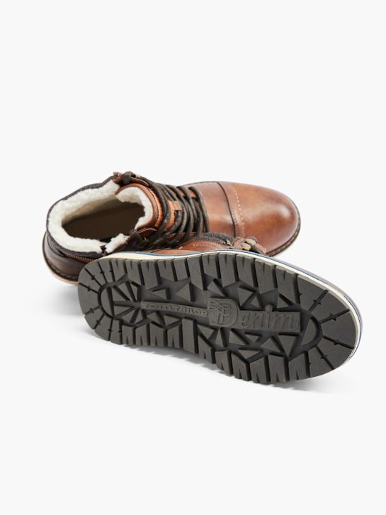 TOM TAILOR Bottes à lacets Marron 1625 3