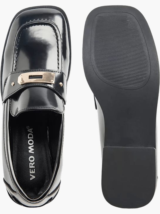 Vero Moda Mokasyny Czarny 2557 2