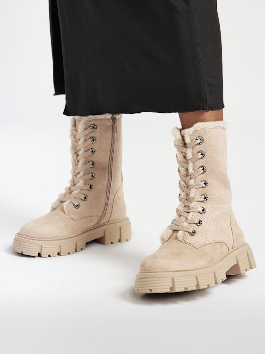 Catwalk Bota con cordones Beige 5316 7