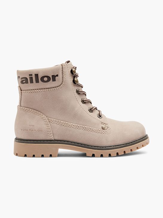 TOM TAILOR Čizme s vezicama Siva 4406 1