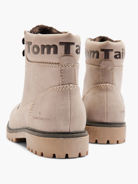 TOM TAILOR Čizme s vezicama Siva 4406 4