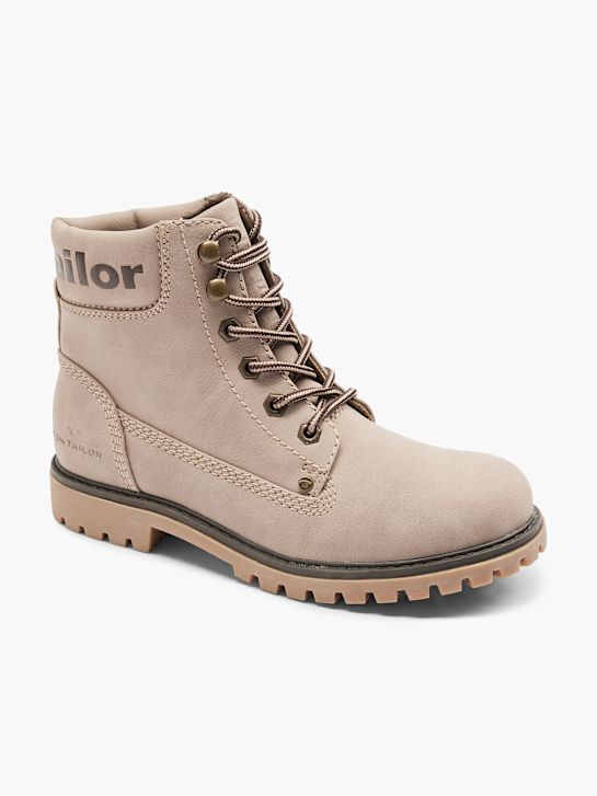 TOM TAILOR Čizme s vezicama Siva 4406 6