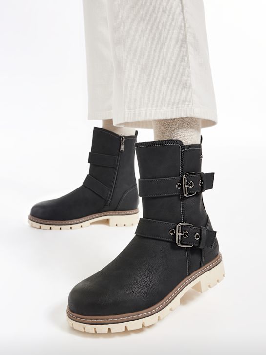 TOM TAILOR Vinterstøvle Sort 2559 7