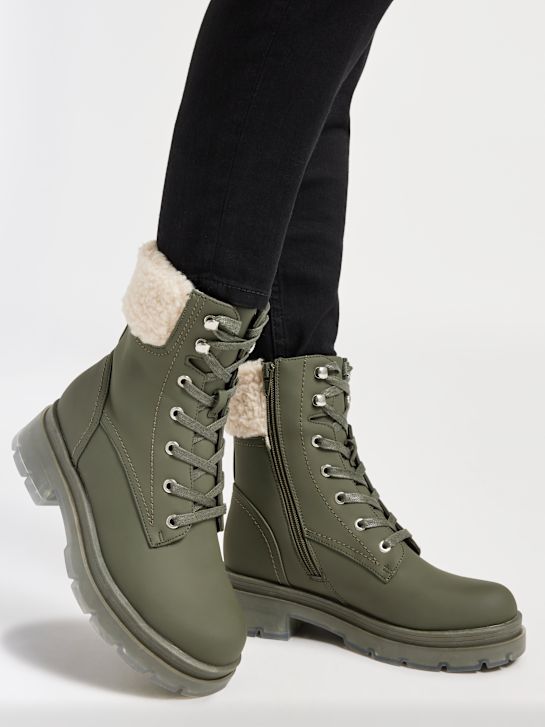 Catwalk Stivale allacciato Oliva 2563 7
