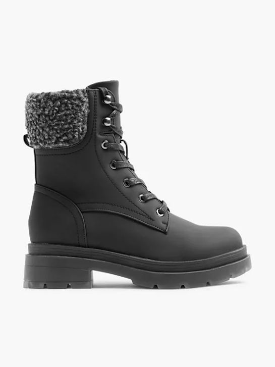 Catwalk Schnürboots Schwarz 4410 1