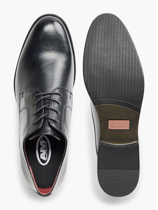 AM SHOE Stringata Nero 17175 3