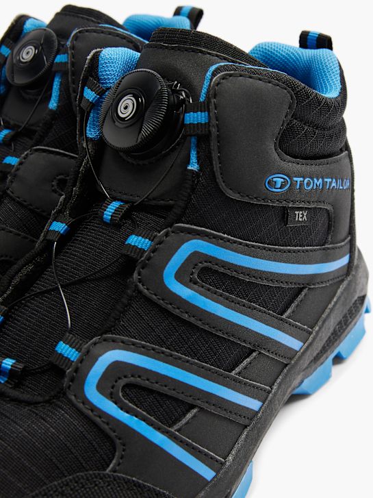 TOM TAILOR Botki sznurowane Czarny 21846 5
