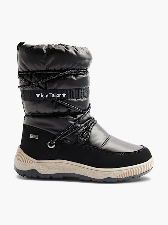 TOM TAILOR Kozačky Černá 4418 1