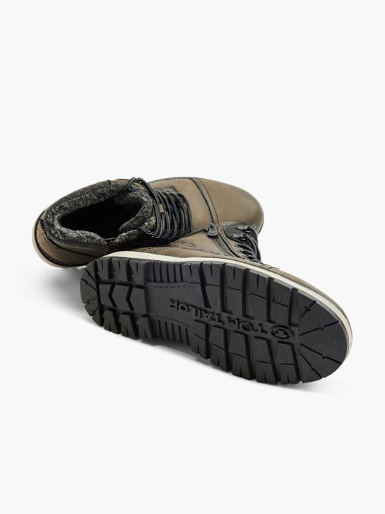 TOM TAILOR Šněrovací boty Khaki 1637 3