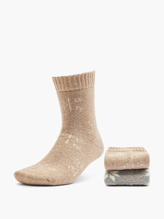 Cosy Nature Socken Beige 56479 1
