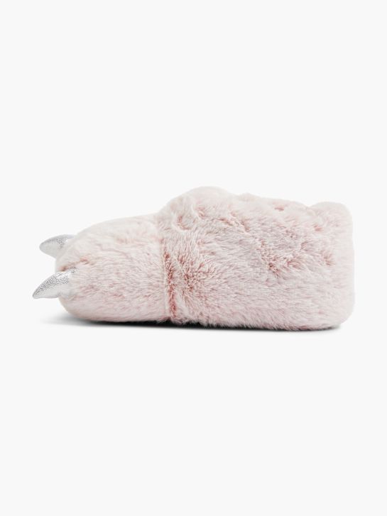 Casa mia Plüsch-Hausschuh Rosa 27338 2