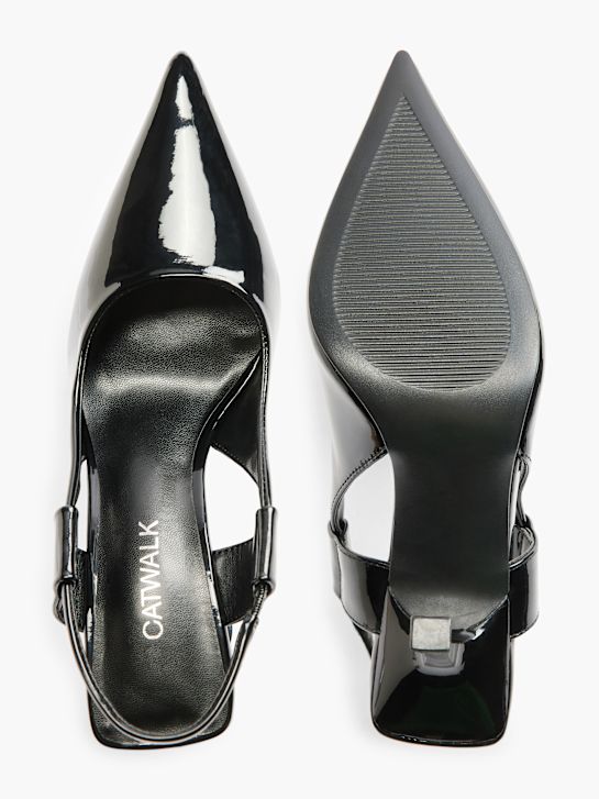 Catwalk Pantofi sling Negru 5345 3