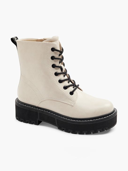 Catwalk Stivale allacciato Beige 18447 6