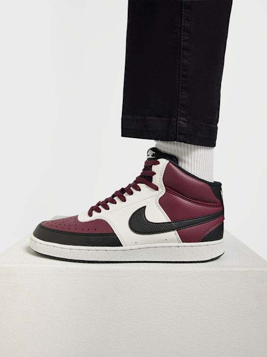 Nike COURT VISION MID NN Hoher Sneaker Rot DEICHMANN