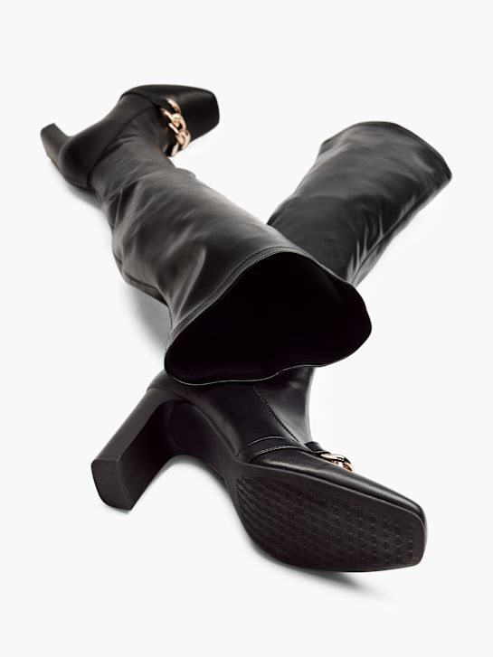 Catwalk Bota mosquetera Negro 4440 3