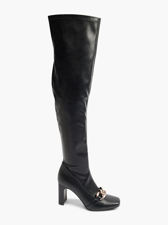 Catwalk Bota mosquetera Negro 4440 6