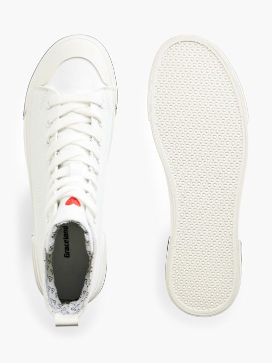 Graceland Sneakers tipo bota Blanco 2612 3