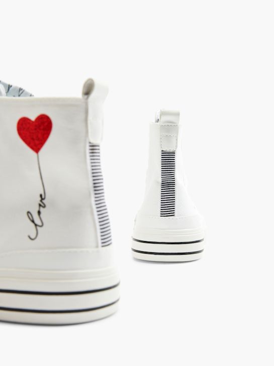 Graceland Sneakers tipo bota Blanco 2612 4