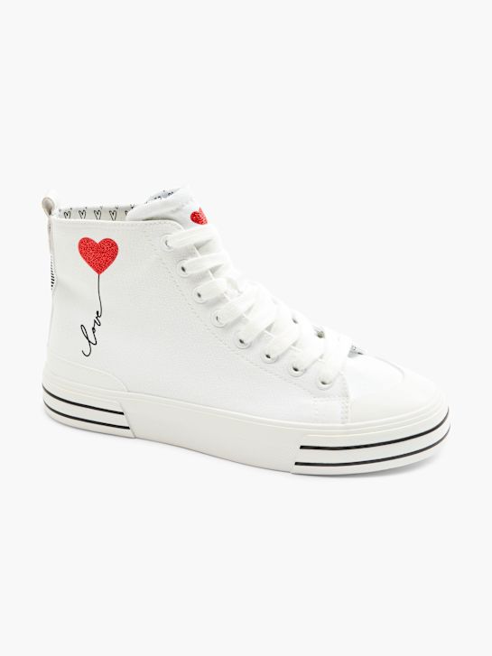 Graceland Sneakers tipo bota Blanco 2612 6
