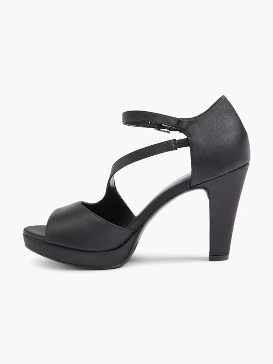 Graceland Zapatos peep-toes Negro 21092 2
