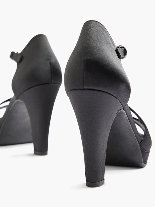 Graceland Zapatos peep-toes Negro 21092 4