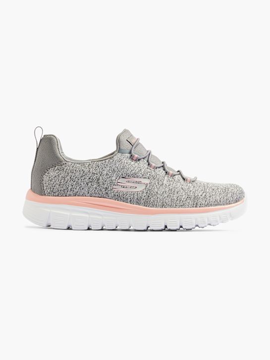 Skechers Slip On Sneaker Grau 3577 1