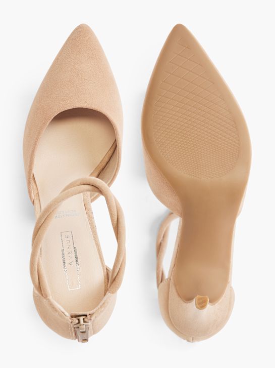 5th Avenue Tacones con hebilla Beige 1730 3