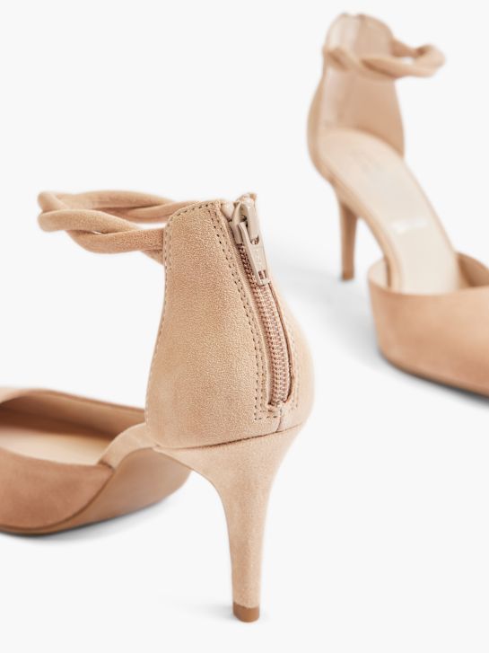 5th Avenue Tacones con hebilla Beige 1730 5
