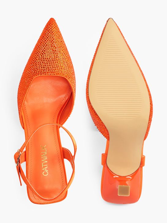 Catwalk Pantofi sling Portocaliu 2720 3