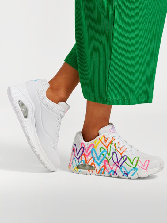 Skechers Чънки маратонки Бял 18984 5