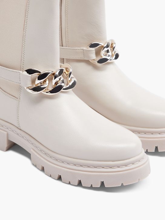 Claudia Ghizzani Chelsea boot Cream 6383 5
