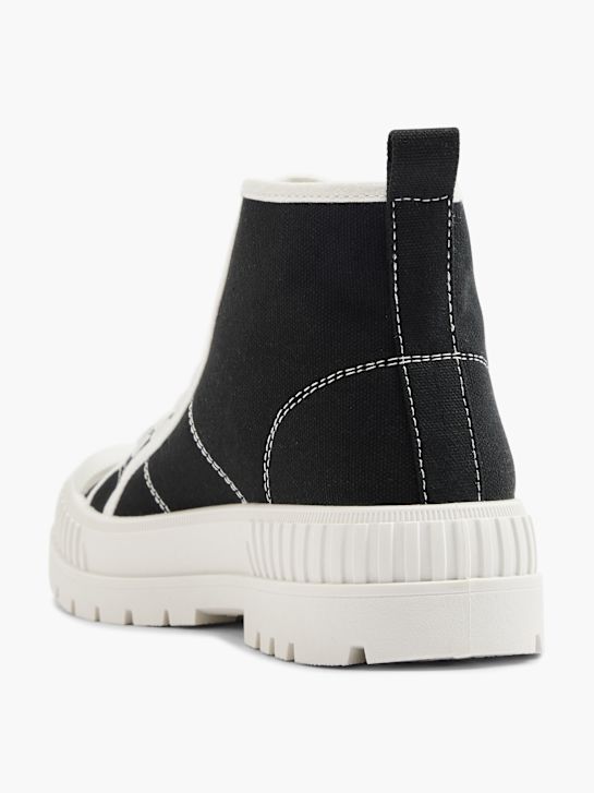 Vty Sneakersy za kostkę Czarny 1097 3