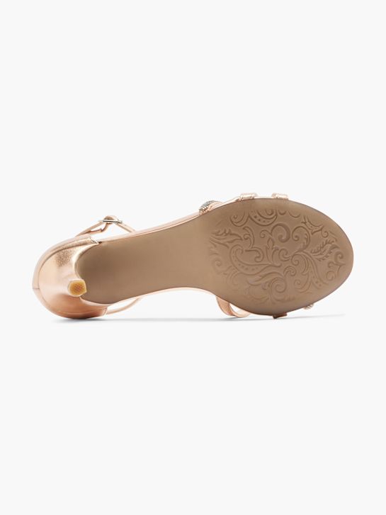 Catwalk Sandale z visoko peto Zlata 20844 4