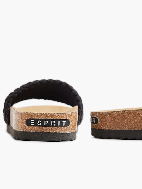 ESPRIT Ciabatta con plantare profondo Nero 4600 4