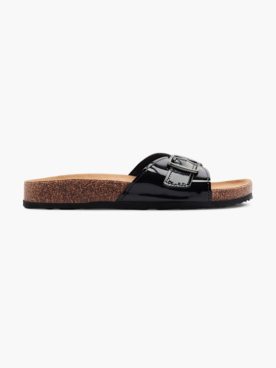 Graceland Chinelo com palmilha alta Preto 4602 1