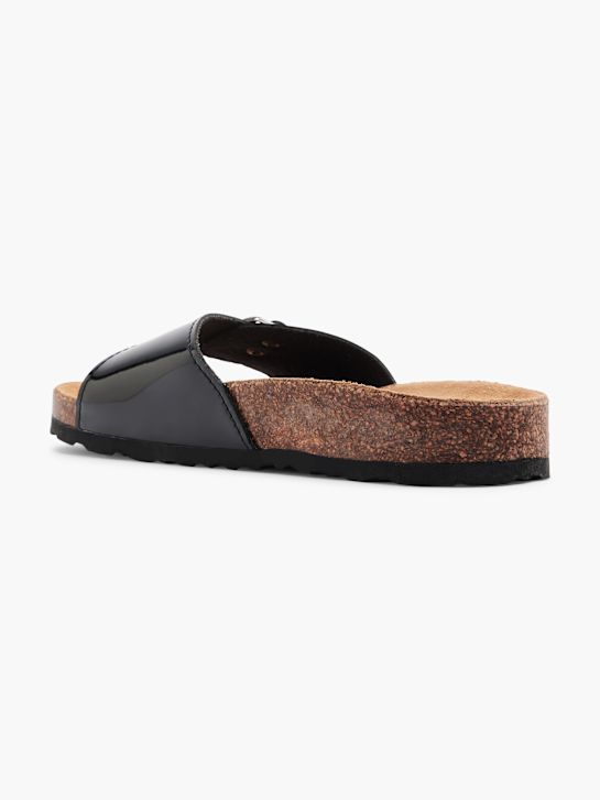 Graceland Chinelo com palmilha alta Preto 4602 3