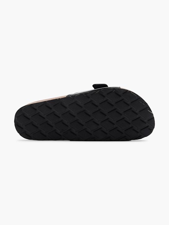 Graceland Chinelo com palmilha alta Preto 4602 4