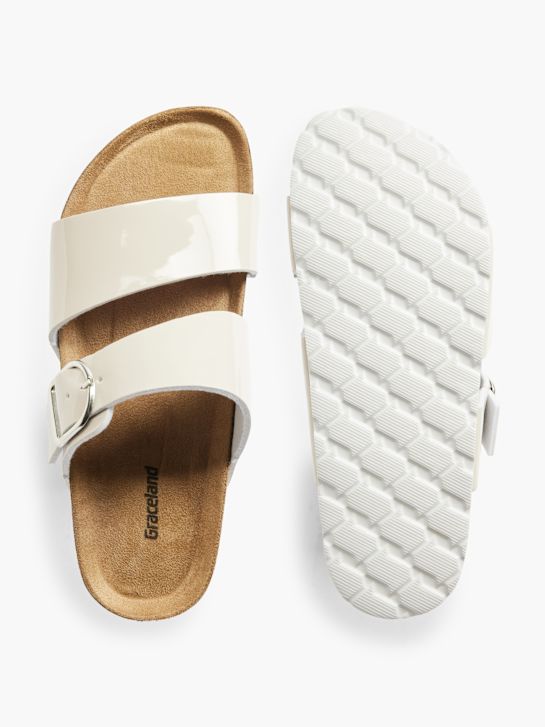 Graceland Footbed sandal Beige 7322 3