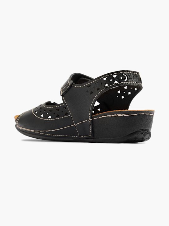 Easy Street Sandalias Negro 3680 3