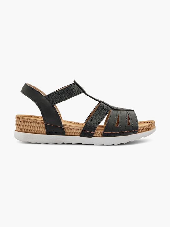 Easy Street Sandalia Negro 3681 1